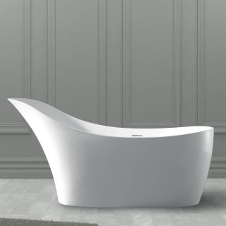 Ванна из искусственного камня ABBER Stein AS9618 169x75см белый матовый